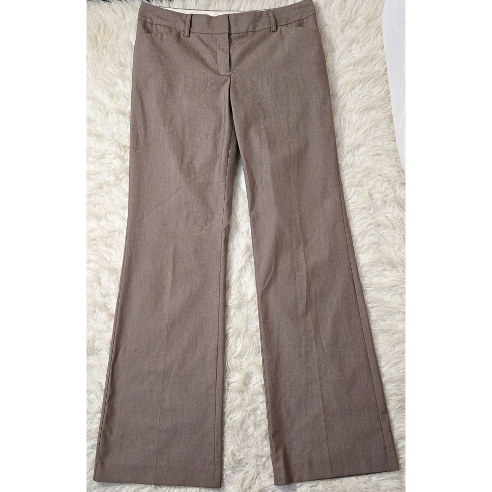Express Editor Pants Brown Flare Bootcut Work Bus… - image 1